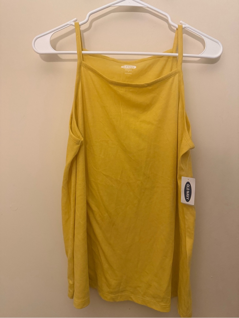 Old Navy Bright Yellow Spaghetti Strap Tank Top